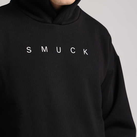 Black Signature Oversized Hoodie