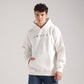 White Signature Oversized Hoodie