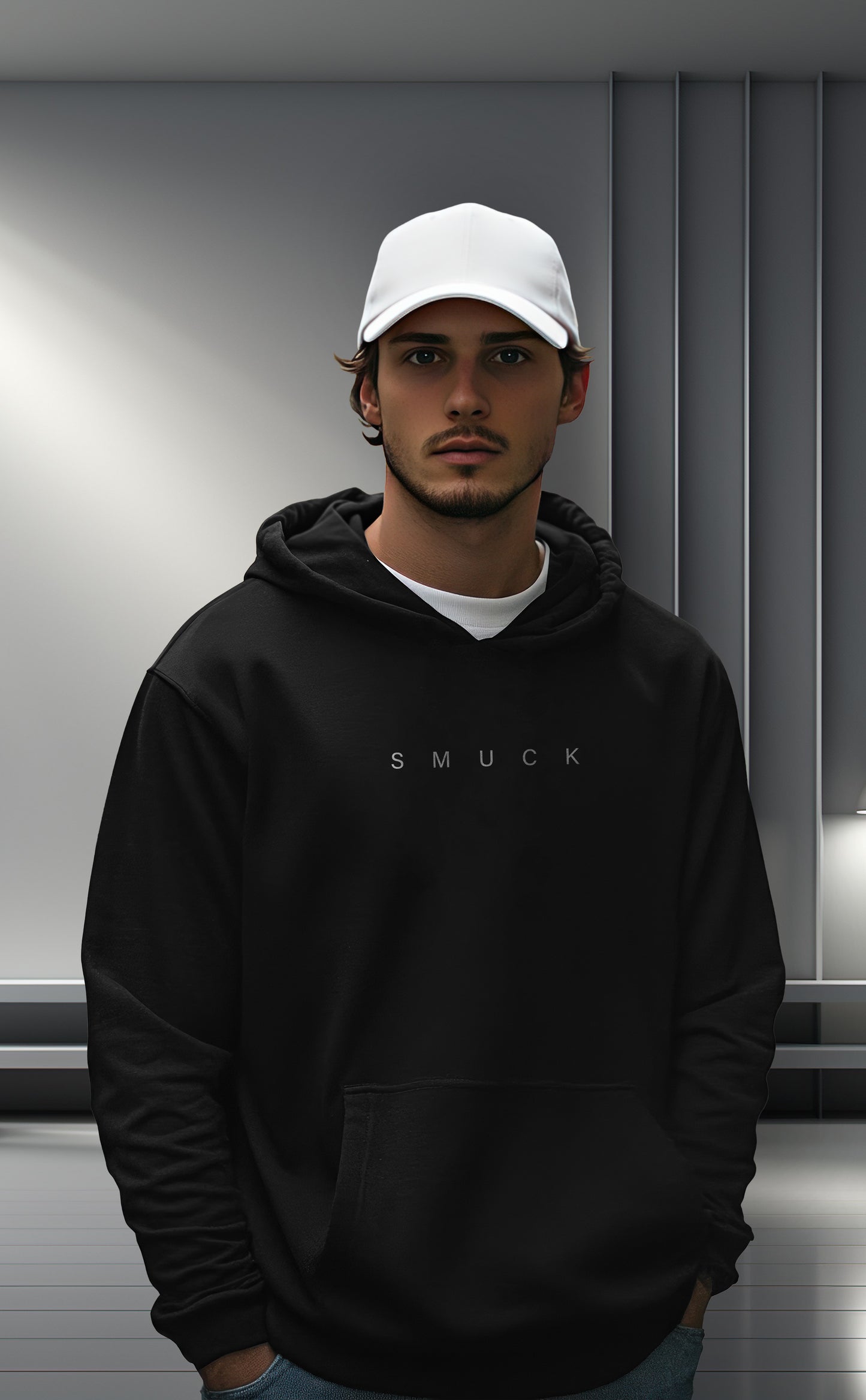 Black Signature Oversized Hoodie