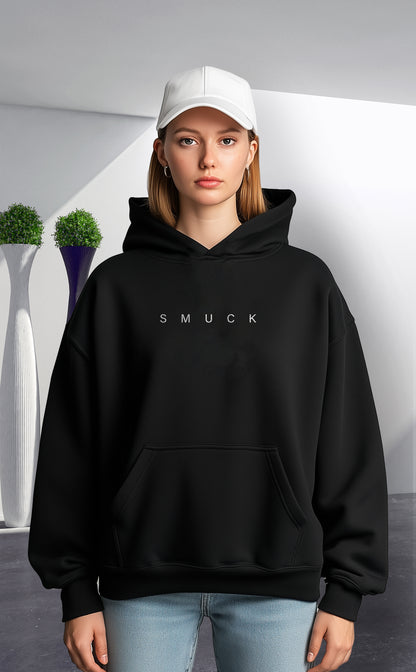 Black Signature Oversized Hoodie